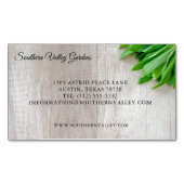 Moderne Boeren Markt Botanist of Bloemist Magnetisch Visitekaartje (Voorkant)