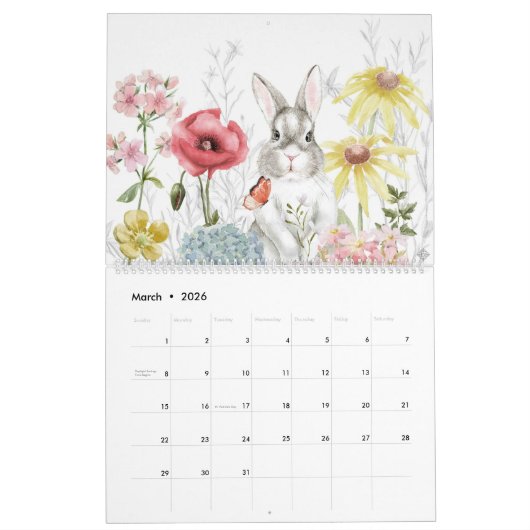 Moderne boerenkalender 2024 kalender (Mar 2026)