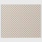 Moderne boerenstijl Snowflakes op speldenstang Cadeaupapier (Vlak)