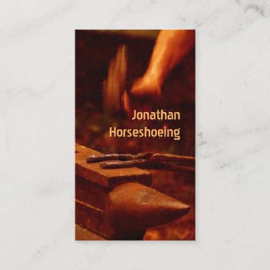 Moderne boerkruid visitekaartje (Voorkant)