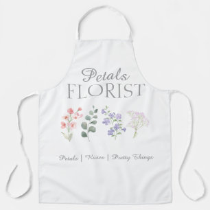 Moderne Boetiek Bloemist Bedrijfsbranding Schort