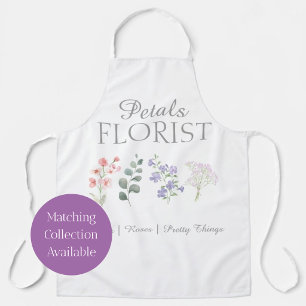 Moderne Boetiek Bloemist Bedrijfsbranding Schort