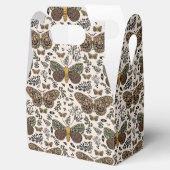 Moderne Boheemse Moth Wildflowers Abstract patroon Bedankdoosjes (Geopend)