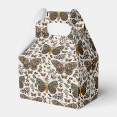 Moderne Boheemse Moth Wildflowers Abstract patroon Bedankdoosjes (Voorkant Zijde)