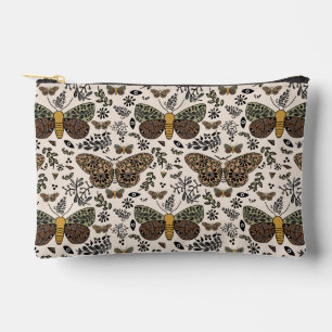 Moderne Boheemse Moth Wildflowers Abstract patroon Etui