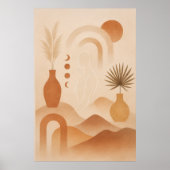 Moderne Boheemse Muurkunst Poster (Voorkant)