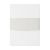 Moderne Boheemse Neutraal Beige bruiloft Uitnodigingen Wikkel (Achterkant Voorbeeld)