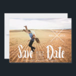 Moderne Boheemse typografie | Foto De datum opslaa Save The Date<br><div class="desc">Door opnieuw gedefinieerde Design</div>