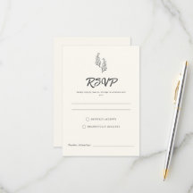 Moderne Boheemse Woestijnromantiek | RSVP-kaart