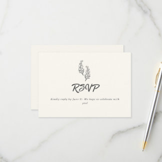 Moderne Boheemse Woestijnromantiek | RSVP-kaart RSVP Kaartje