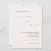 Moderne Bohemen-roam en muve-fotobruiloft Kaart (Voorkant)