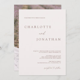 Moderne Bohemen-roam en muve-fotobruiloft Kaart