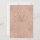 Moderne Bohemen Waterverf Floral Baby shower Kaart (Achterkant)