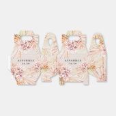 Moderne bohemen waterverf florale pastelverjaardag bedankdoosjes (Uitgevouwen)