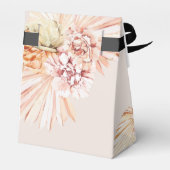 Moderne bohemen waterverf florale pastelverjaardag bedankdoosjes (Achterkant)