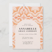 Moderne bohemen waterverf marokkaanse verjaardag (Voorkant)