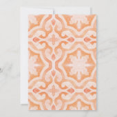 Moderne bohemen waterverf marokkaanse verjaardag (Achterkant)