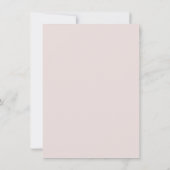 Moderne bohemische Arch Bride voor advies Kaart (Achterkant)