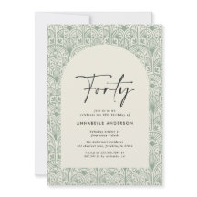 Moderne bohemische marokkaanse groene elegante ver