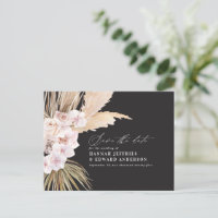 Moderne bohemische papegaaien voor orchidee bruilo