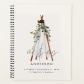 Moderne bohemische theepebotanische achtertuin planner (Voorkant)