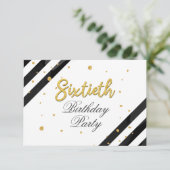 Moderne Boho 60e verjaardag Kaart (Staand voorkant)