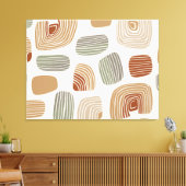 Moderne Boho Aardetinten Abstract ID1273 Canvas Afdruk (Insitu (Woonkamer))