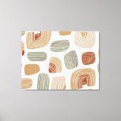 Moderne Boho Aardetinten Abstract ID1273 Canvas Afdruk (Voorkant)