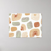 Moderne Boho Aardetinten Abstract ID1273 Canvas Afdruk (Voorkant)