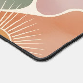 Moderne Boho Abstract Aardtinten Bureaumat (Hoek)