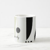 Moderne Boho Abstract Salie Magische Mok (Center)