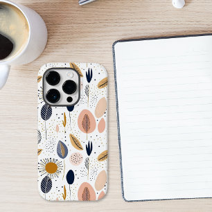 Moderne Boho Abstracte Botanische Patroon Case-Mate iPhone 14 Pro Hoesje
