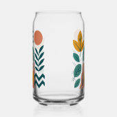 Moderne Boho Abstracte Natuur muurkunst Blikvorm Glas (Rechts)