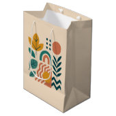 Moderne Boho Abstracte Natuur muurkunst Medium Cadeauzakje (Voorkant Gekanteld)