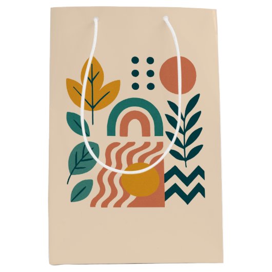Moderne Boho Abstracte Natuur muurkunst Medium Cadeauzakje (Voorkant)