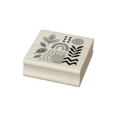 Moderne Boho Abstracte Natuur muurkunst Rubberstempel (Stempel)