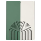 Moderne Boho Abstractie Klembord (Achterkant)