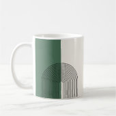 Moderne Boho Abstractie Koffiemok (Links)
