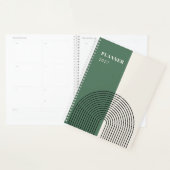 Moderne Boho Abstractie Planner (Display)