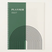 Moderne Boho Abstractie Planner (Voorkant)