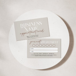 Moderne Boho Afspraak Herinnering Kaart Afsprakenkaartje