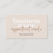 Moderne Boho Afspraak Herinnering Kaart Afsprakenkaartje (Voorkant)