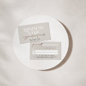 Moderne Boho Afspraak Herinnering Kaart Visitekaartje