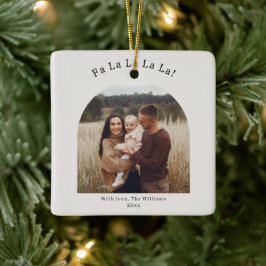 Moderne Boho Arch Beige Fa La La La Keramisch Ornament