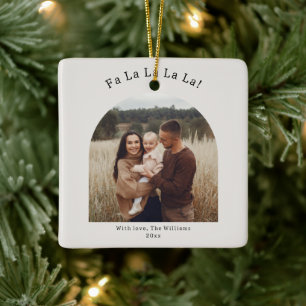 Moderne Boho Arch Beige Fa La La La Keramisch Ornament