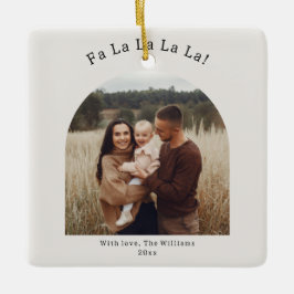 Moderne Boho Arch Beige Fa La La La Keramisch Ornament