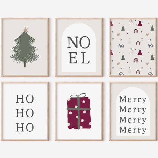 Moderne Boho Arch Beige Merry Muur Art Print