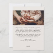 Moderne Boho Arch Beige Vrolijk Vier Foto Feestdagenkaart (Achterkant)