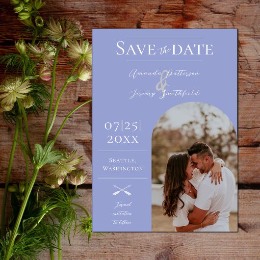 Moderne Boho Arch-foto | alikruik Save The Date