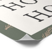 Moderne Boho Arch | Groen en goud om te printen Poster (Hoek)